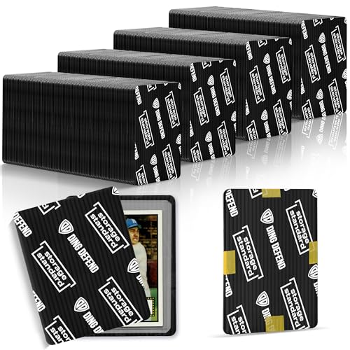 Ding Defend 510-Pack Trading Card Protector Shipping - 3.5 x 4.5 Inch Black Hobby Card Shipping Supplies w/Rounded Corners, Lightweight & Reusable for Raw Top Loaders, Semi-Rigids, Team Bags - color: Black - 510 Pack