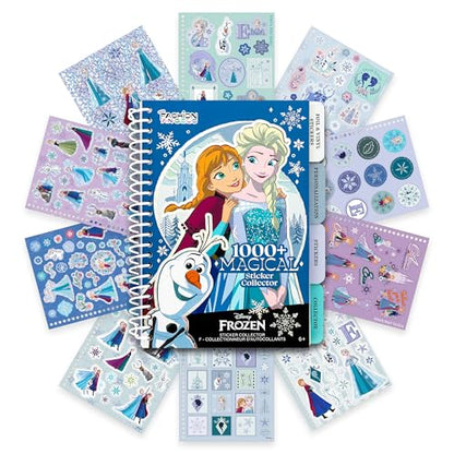 Fashion Angels Disney Frozen 1000+ Tabbed Sticker Collection Book | Includes Holographic, Vinyl & Alphabet Stickers with Elsa, Anna, Olaf & Friends, Ages 6+ - color: Frozen