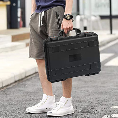 Miniature Storage Figure Hard Shell Case, 80-108 Slots DND Minis Carry | Figurine Hard Case Compatible with D&D DND Minis and More, with 3 Customizable Foam Layer, Water-resistant - style: 80-108 Slots