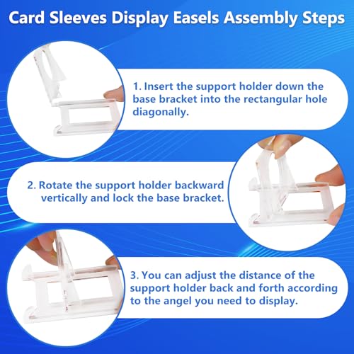 DEDC Booster Pack Protector Card Holder UV Magnetic Case MTG Display Holder Clear Cases Fit for Standard Cards Storage Protect Collectible Sports Gaming Cards (Showcase(5+5))