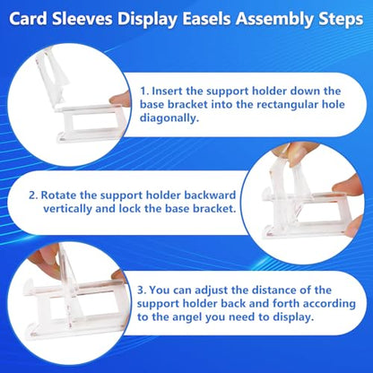 DEDC Booster Pack Protector Card Holder UV Magnetic Case MTG Display Holder Clear Cases Fit for Standard Cards Storage Protect Collectible Sports Gaming Cards (Showcase(5+5))