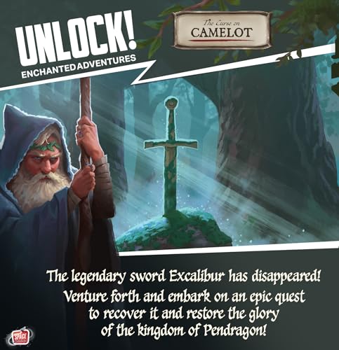 Unlock! Enchanted Adventures Card Game | Escape Room-Inspired Cooperative Adventure, Fun Family Game for Kids and Adults, Ages 10+, 1-6 Players, 1 Hour Playtime