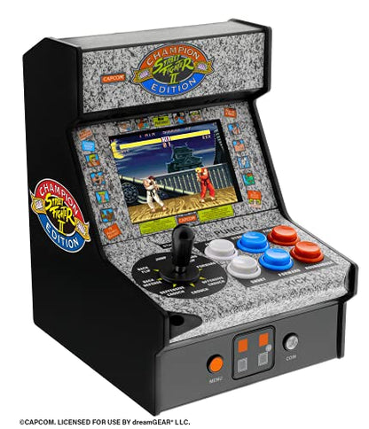 My Arcade Street Fighter 2 Champion Edition Video Game: Mini Arcade Machine, Arcade Version - style: Street Fighter
