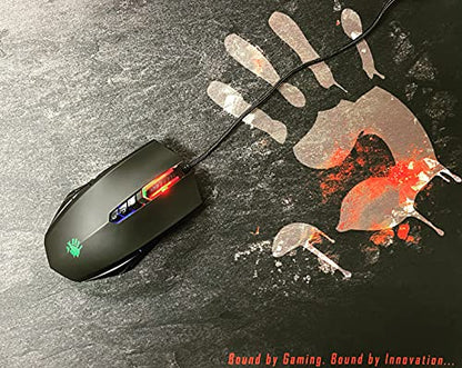 Bloody A70x Optical Gaming Mouse with Light Strike (LK) Switch & Scroll - Fully Programmable and Advance Macros (A70x-MatteBlack) - color: A70x-MatteBlack