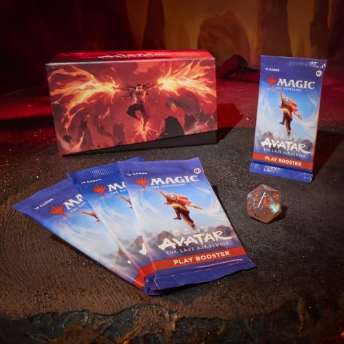 Magic: The Gathering | Avatar: The Last Airbender Bundle | Includes 9 Play Boosters, 30 Lands, 1 Foil Alt-Art Promo Card + Exclusive Accessories | Collectible Trading Card Game