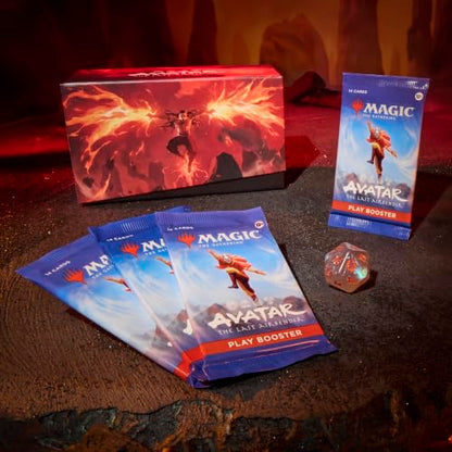 Magic: The Gathering | Avatar: The Last Airbender Bundle | Includes 9 Play Boosters, 30 Lands, 1 Foil Alt-Art Promo Card + Exclusive Accessories | Collectible Trading Card Game