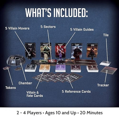 Ravensburger Star Wars Villainous - Power of The Dark Side Strategy Board Game - Join Darth Vader, Kylo Ren, and More in This Immersive Star Wars Universe Adventure - 2-4 Players - Ages 10+