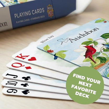MasterPieces Officially Licensed Audubon Playing Cards - 54 Card Deck for Adults - style: Audubon