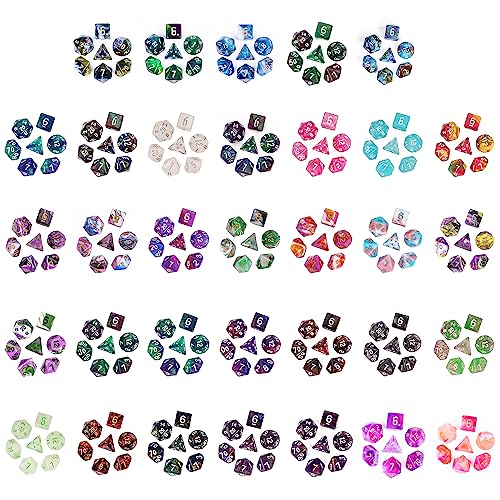 Mystery Dice Set D&D Random Mystery DND Dice Set for Tabletop Games | Multi-Styles, DM Gift, for Dungeons and Dragons Role Playing Games - color: Mystery-acrylic