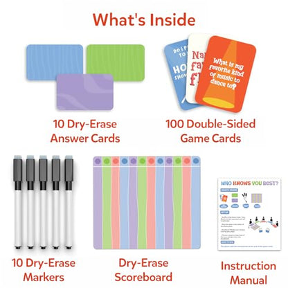 Skillmatics Card Game – Who Knows You Best? Hilarious Family Party Game | Conversation Game for Kids, Boys, Girls, Teens & Adults, Fun for Game Nights, 200 Questions, Gift for Ages 8, 9, 10 and Up - style: Who Knows You Best - 2025 Edition