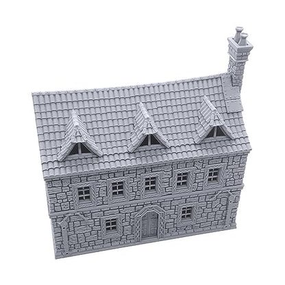 Ironhelm Barracks - DND Terrain Compatible with Dungeons and Dragons, 28mm Miniature Wargaming, Tabletop RPGs, Wargame Scenery