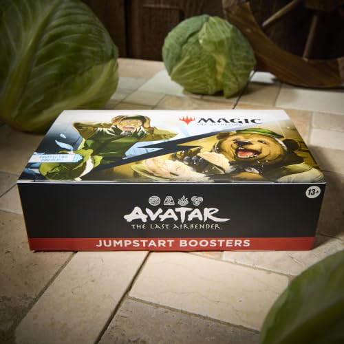 Magic: The Gathering | Avatar: The Last Airbender Jumpstart Booster Box | 24 Packs | 2-Player Card Game