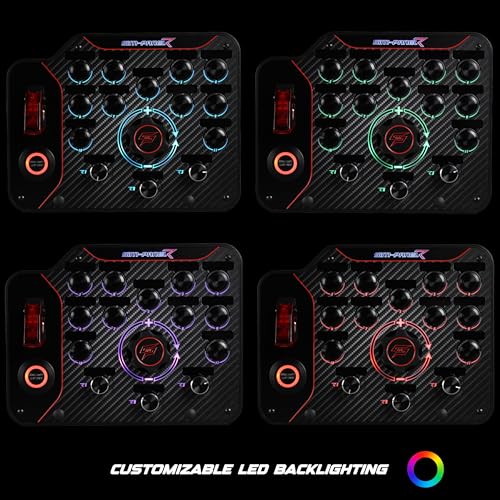 SIM-PANEL PC Sim Racing Gen 2 Button Box (Horizontal Layout)