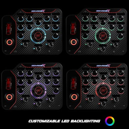 SIM-PANEL PC Sim Racing Gen 2 Button Box (Horizontal Layout)