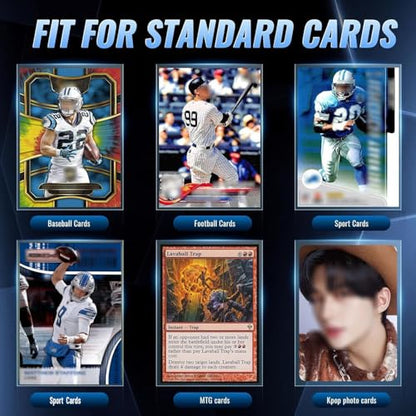 5000ct Clear Card Sleeves for Trading Cards, Baseball Sports Soft Sleeves, Ultra Soft Plastic Card Protector Sleeve for Football, MTG, PKM, Game, Standard Cards - size: 5000 PCS