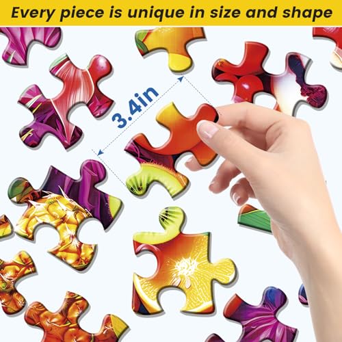 24 Large Piece Puzzle for Seniors 6 Pack Puzzles Dementia Alzheimer's Products and Activities for The Elderly Adults Puzzle Alzheimer's Easy Puzzles Gift Memory Games for Patients, 6 Storage Bag - style: 24 Large Pieces