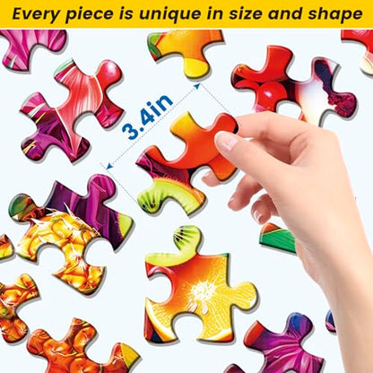 24 Large Piece Puzzle for Seniors 6 Pack Puzzles Dementia Alzheimer's Products and Activities for The Elderly Adults Puzzle Alzheimer's Easy Puzzles Gift Memory Games for Patients, 6 Storage Bag - style: 24 Large Pieces