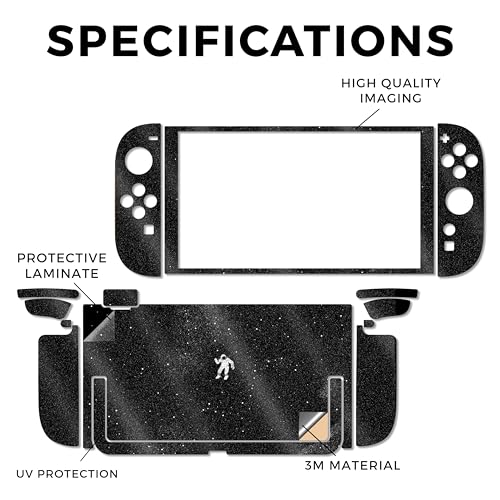 Glossy Glitter Gaming Skin Compatible with Nintendo Switch 2 Console Only - Gravity - Premium 3M Vinyl Protective Wrap Decal Cover - Easy to Apply | Crafted in The USA by MightySkins - color: Gravity, size: Switch 2 Console Skin Only, style: Glossy Glitte