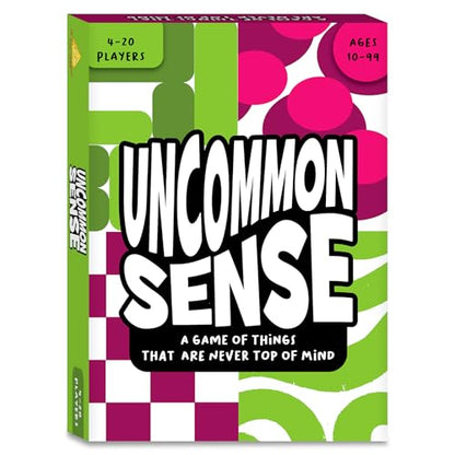 Gouda Games Uncommon Sense – Guessing Card & Board Game, Family Game Nights & Parties | Quick-Thinking Word Game for Adults & Teens, Gift for Ages 10 & Up, 4-20 Players