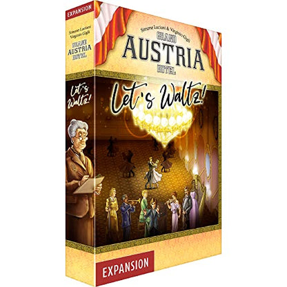Grand Austria Hotel Let's Waltz Board Game Expansion - Dance Your Way to Victory! Action Drafting Strategy Game for Kids & Adults, Ages 12+, 2-4 Players, 90-120 Minute Playtime, Made by Lookout Games
