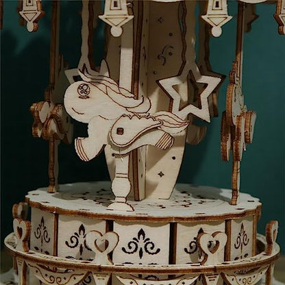3D Wooden Puzzles Trojan Model Kits, Brainteaser and Puzzle for Christmas/Birthday,Gifts for Adults and Teens to Build Combination - style: Trojan