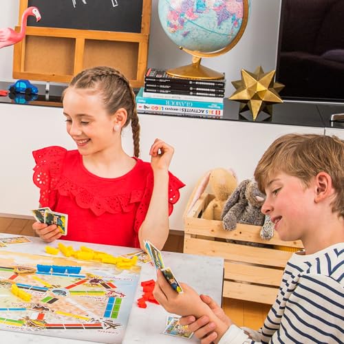 Ticket to Ride First Journey - Kids Train Board Game for Families, Strategy for Children, Board Games for Kids, Family Fun for Children & Families, 2-4 Players Ages 6+, 15-30 Min | For young players, connect cities on tickets, Simplified map suits small h