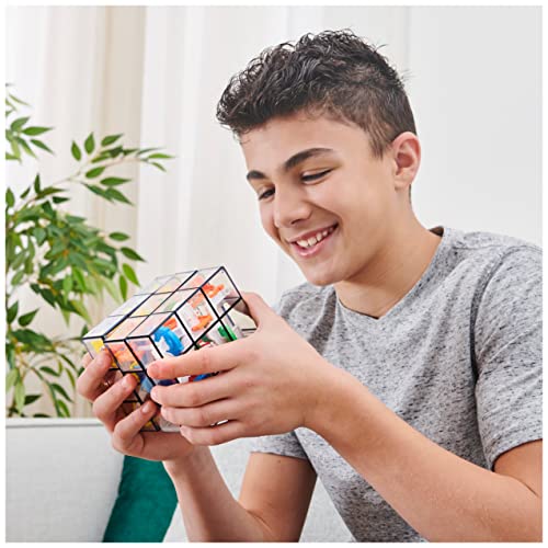 Rubik’s Perplexus Fusion 3x3 Gravity 3D Maze Game Brain Teaser Puzzle Ball | Anxiety Relief Items Cool Stuff | Sensory Toys for Adults & Kids Ages 8+ | Twist To Align Tracks & Guide Puzzle Cube, Challenging STEM Puzzle Develops Problem-Solving & Logic Ski