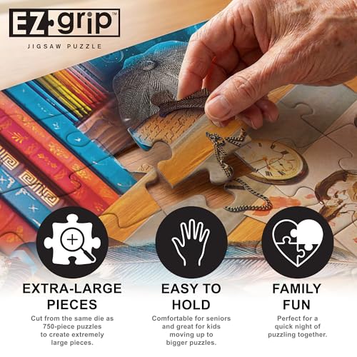 MasterPieces 300 Piece EZ Grip Jigsaw Puzzle - Creative Birding - 18"x24" - style: Creative Birding