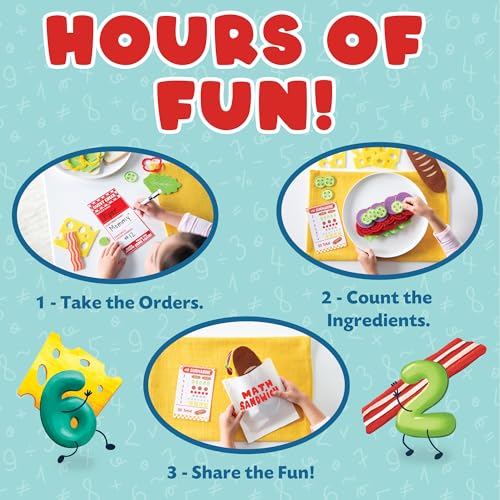 MindWare Peaceable Kingdom Math Sandwich Game | A fast, replayable board game. Ages 3+.