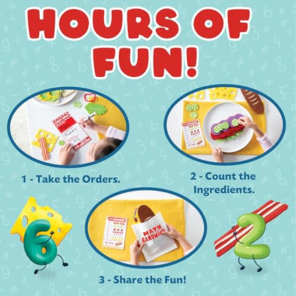 MindWare Peaceable Kingdom Math Sandwich Game | A fast, replayable board game. Ages 3+.