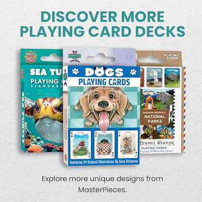 MasterPieces Officially Licensed Dogs Playing Cards - 54 Card Deck for Adults - style: Dogs