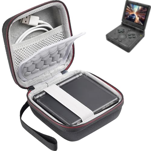 Carrying Case for RG35XXSP/RG34XXSP Hard EVA Shell, Shockproof, Mesh Pocket | Fits RG35XXSP / Flip / 34XXSP & GBA SP – Hard EVA Shell, Soft Lining, Shockproof, Lightweight, Waterproof, Carrying Strap