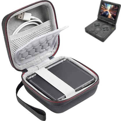 Carrying Case for RG35XXSP/RG34XXSP Hard EVA Shell, Shockproof, Mesh Pocket | Fits RG35XXSP / Flip / 34XXSP & GBA SP – Hard EVA Shell, Soft Lining, Shockproof, Lightweight, Waterproof, Carrying Strap