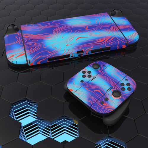 PlayVital for Nintendo Switch 2 Skin Full Set (2-Pack) - Protective Vinyl Decal Stickers for Switch 2 Console, Joycons, Handle Grips & Dock | No Residue, Anti-Scratch - Damascuscamo - color: Damascuscamo