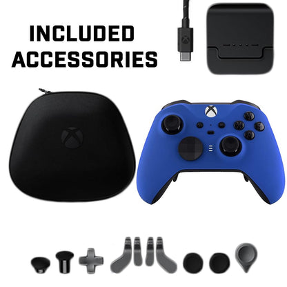 Custom Controllerzz Elite Series 2 Controller Compatible With Xbox One, Xbox Series S and Xbox Series X (Blue) - color: Blue