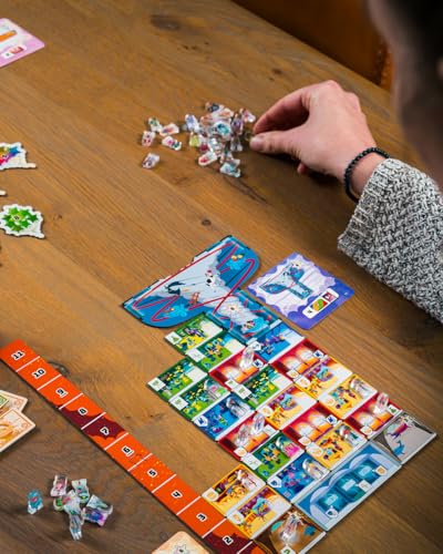 Asmodee Superstore 3000 Board Game - Build Your Dream Mall in Space, Strategy Game, Fun for Families, Kids & Adults, Ages 10+, 2-4 Players, 30-45 Minute Playtime