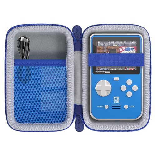 Aenllosi Hard Carrying Case Compatible with Blaze Technos/Atari/Taito/Capcom/Neo-Geo/Data East Super Pocket Arcade Gaming Handhled, White (Case Only) - size: for Technos