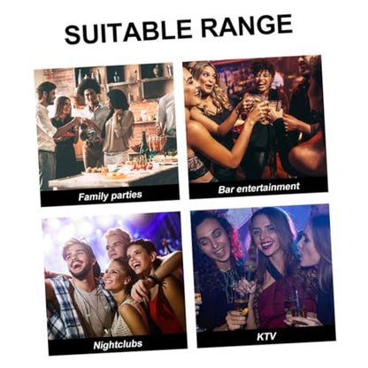 BESPORTBLE 8Pcs Professional KTV Dice Cups Plastic Game Dice Holder Straight Design for Party Table Games for Storage and Accessories