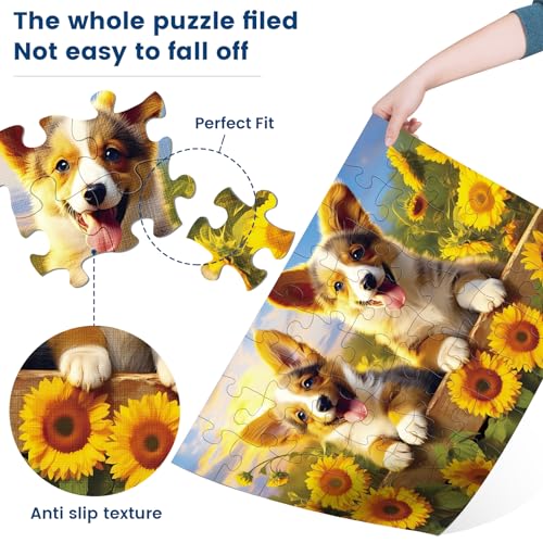 3 Packs Large Piece Puzzle for Seniors - Dementia 48 Pieces Puzzles for Elderly Adults,Alzheimer’s Puzzles Memory Cognitive Games for Elderly Seniors with 3 Storage Bags - style: 3 Pack 48 Large Piece