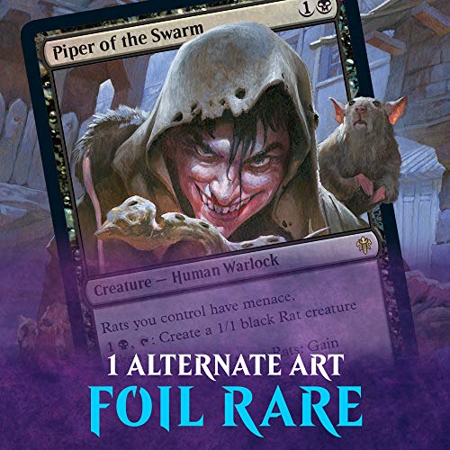 Magic: The Gathering Throne of Eldraine Bundle | 10 Booster Pack (150 Cards) | Accessories