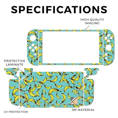 Gaming Skin Compatible with Nintendo Switch 2 Console Only - Bananas - Premium 3M Vinyl Protective Wrap Decal Cover - Easy to Apply | Crafted in The USA by MightySkins - color: Bananas, size: Switch 2 Console Skin Only, style: Matte Finish