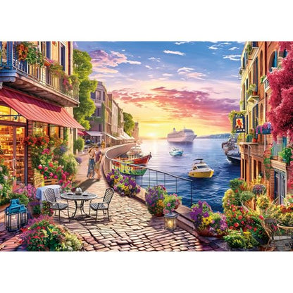 Jigsaw Puzzles for Adults 1000 Pieces, Interlock Perfectly No Dust, Impossible Difficult Hard Fun 1000 Piece Jigsaw Puzzles for Adults-1:1 Poster-Streets Scene - color: Streets Scene