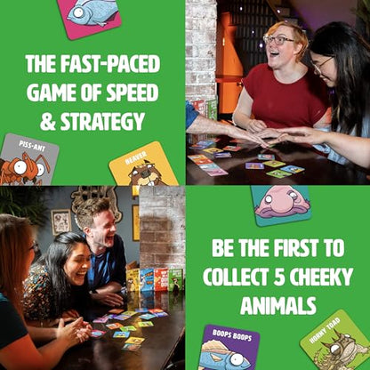 Ginger Fox: Hands Off My Pecker - Adults Party Card Game, Fast-Paced, Speed & Strategy, Animal-Themed Collecting, Cheeky Names, Ages 16+, 3-6 Players - style: Hands Off