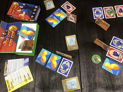 Pull the Pin Games Good Cop Bad Cop - Board Games & Card Games for Epic Fun - Hidden Identity Party Card Game - Fast-Paced Social Deduction - Easy to Learn - 4-8 Players - Award-Winning Family Game