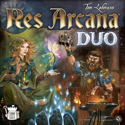 Res Arcana Duo Board Game | Strategic Two-Player Duel! Expandable Game System, Fantasy Adventure Game for Teens & Adults, Ages 14+, 2 Players, 20 Mins