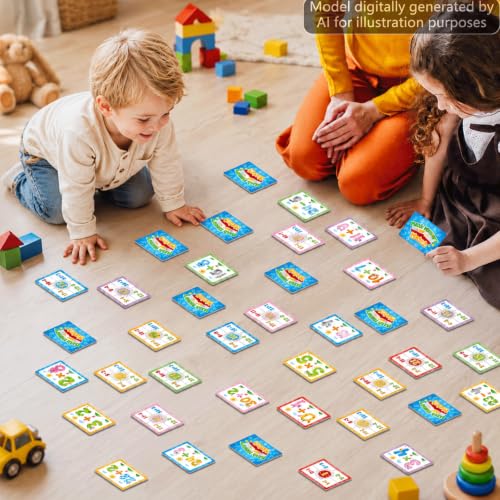 gisgfim 100 PCS Math Memory Matching Game Mathematics Concentration Memory Card Games A Fun & Fast Math Game for Addition Subtraction Multiplication Division Matching Games - style: Math