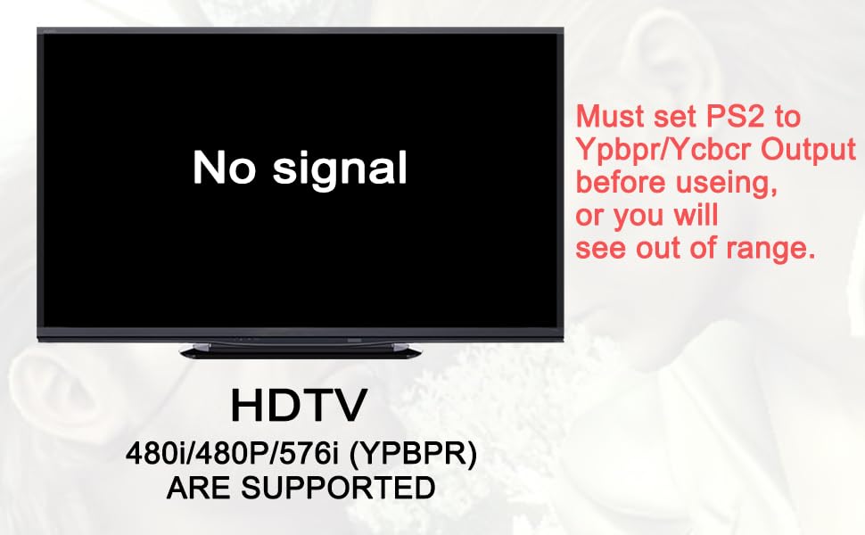 PS2 to HDMI Adapter HD-Link Cable Support ON/Off Switch, Converter PS3 Video Signal to HDMI Signal with True Ypbpr HD Signal Output (100% Improve Video Quality for PS2 and PS3) - style: PS3 HDMI Converter