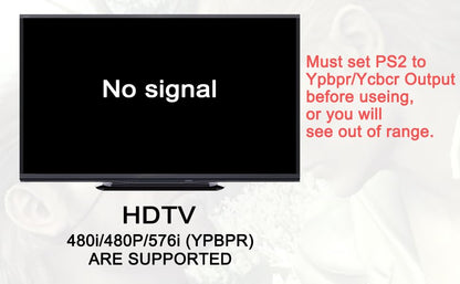 PS2 to HDMI Adapter HD-Link Cable Support ON/Off Switch, Converter PS3 Video Signal to HDMI Signal with True Ypbpr HD Signal Output (100% Improve Video Quality for PS2 and PS3) - style: PS3 HDMI Converter