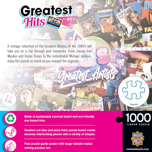 MasterPieces Greatest Hits - 80's 1000pc Puzzle - style: 80's Greatest Artists
