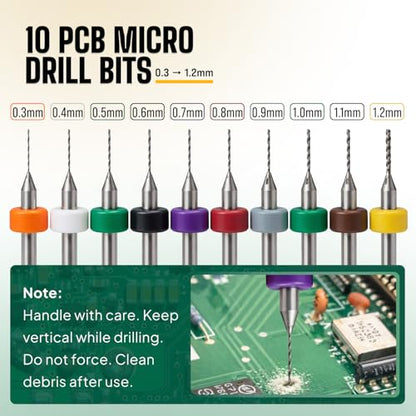 Precision Pin Vise Hand Drill Set, 28 Micro Drill Bits for Jewelry & Resin - style: Precision – 28 Bits